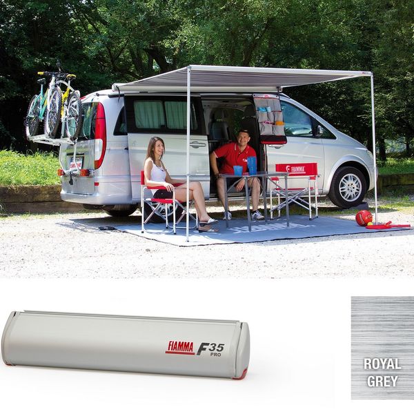 fiamma markise f35 pro 180 Fiamma Titanium F35Pro 180 Royal Grey Fabric (06762-01R) – Fiamma Pro
