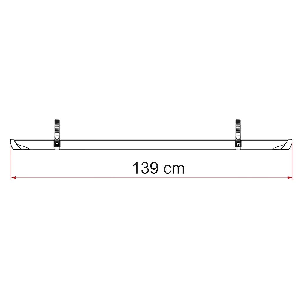 Fiamma Rail Plus XL Deep Black