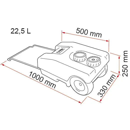 Fiamma Roll-Tank 23 F (KTW)