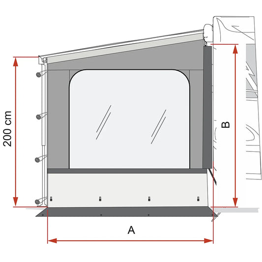 Fiamma Side W Pro Van F35 ext. 250
