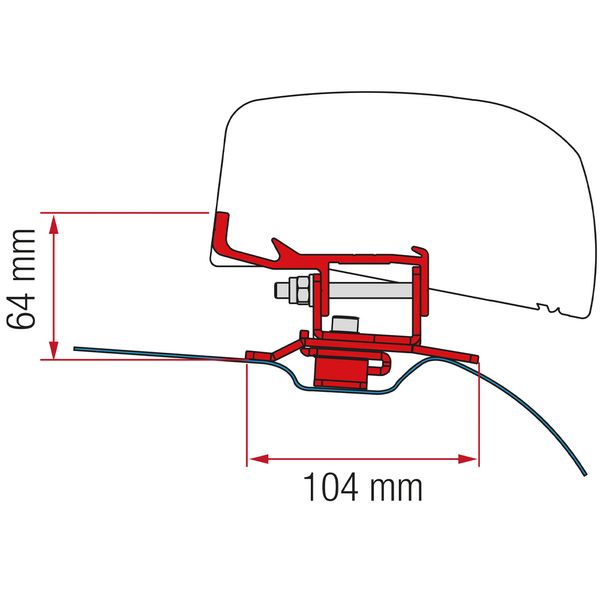 Fiamma Kit for PSA (98655Z110)