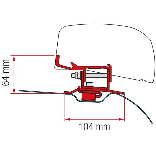 Fiamma Kit F40 for PSA (98655Z110) LHD