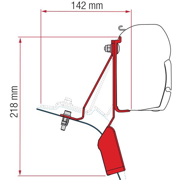 Fiamma Kit for Ford Custom Nugget 2019 Onwards (F45s)