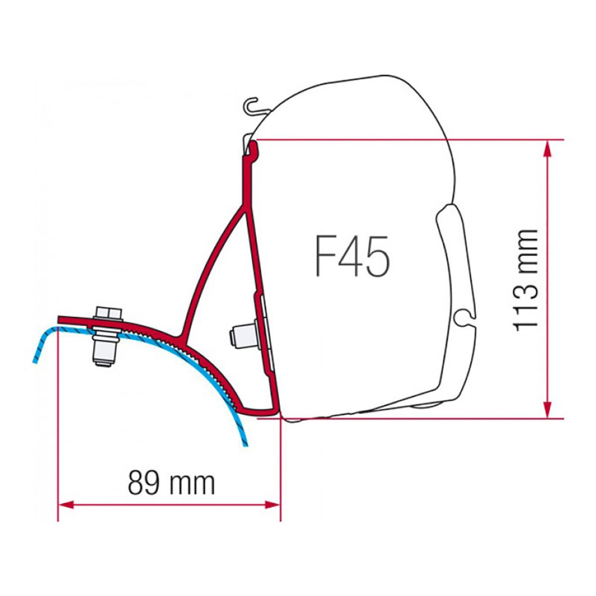 F45 Mounting Brackets for Fiat/Citroen/Renault/Peugeot