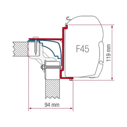 Fiamma Adapter Laika Ecovip (98655-469)