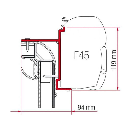Fiamma Kit for Pilote Explorer (98655-729)