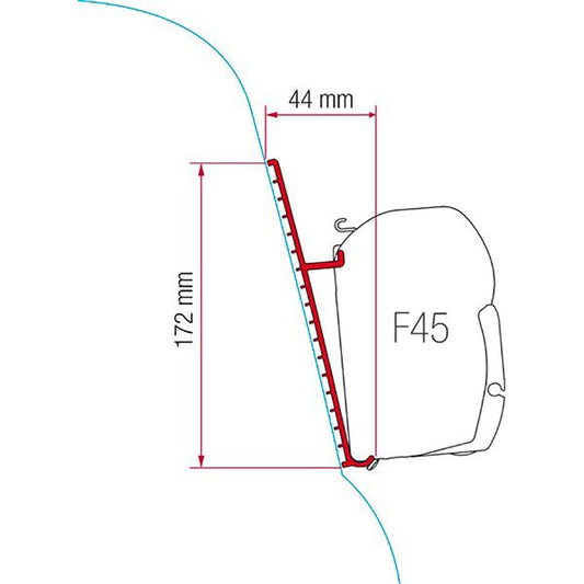 Fiamma Kit for Fibreglass Roof (98655-744)