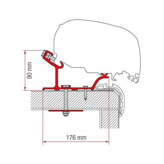 Fiamma Adapter Carthago Malibu 490 (98655Z086)