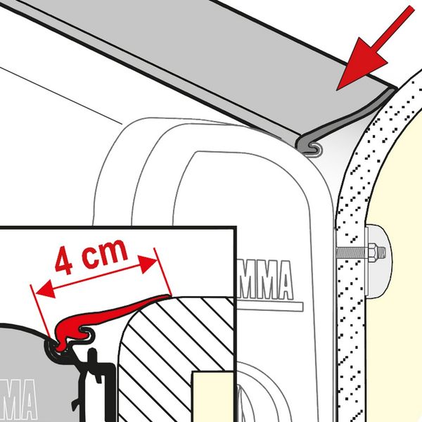 Fiamma Rain Guard M 30m Roll (03477-01-)