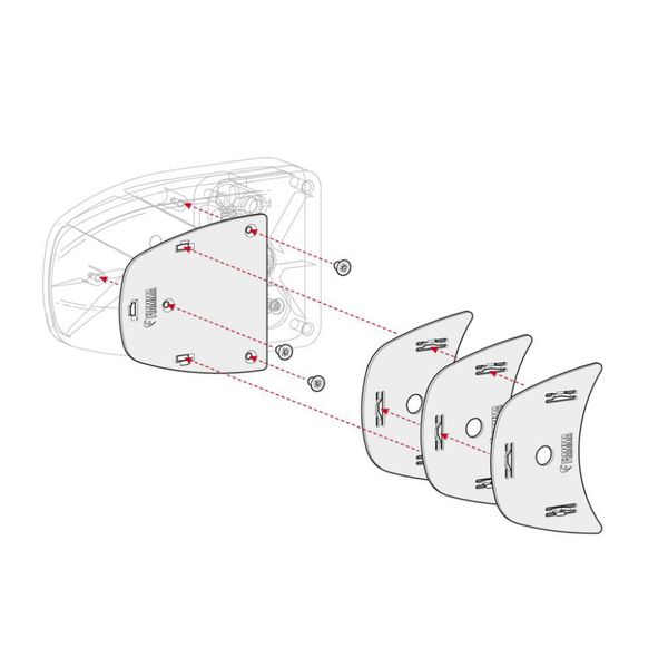 Fiamma Kit Spacer Safe Door White >2017 (08230-01-)