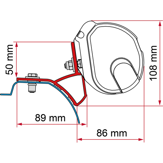 Fiamma Kit Trafic/Vivaro/Rapido Mirande S