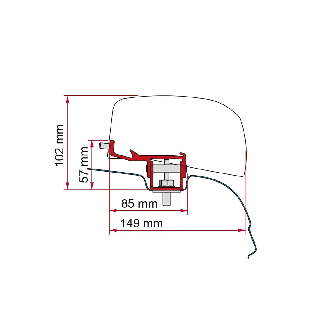 Fiamma Kit NV350 Total Black (F40) - RHD