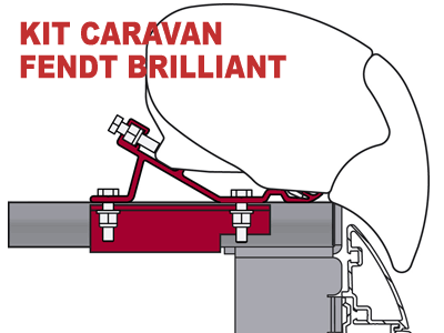 F80/F65 Adapter Kit Caravan Fendt Brillant